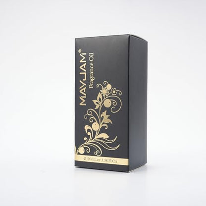 MAYJAM Coconut & Vanilla Fragrance Oils – 100ml Amber Glass Bottle with Dropper
