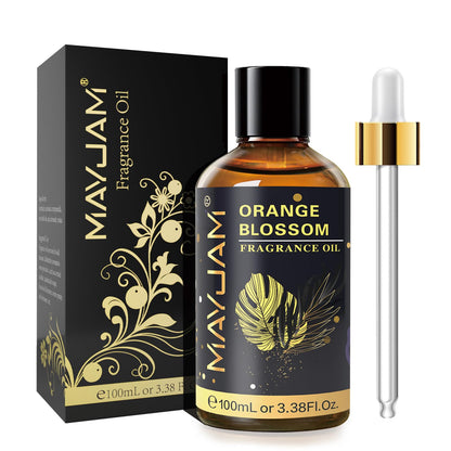 MAYJAM 100ML Orange Blossom Fragrance Oil with Glass Dropper – Diffuser & DIY Soap Candle Making