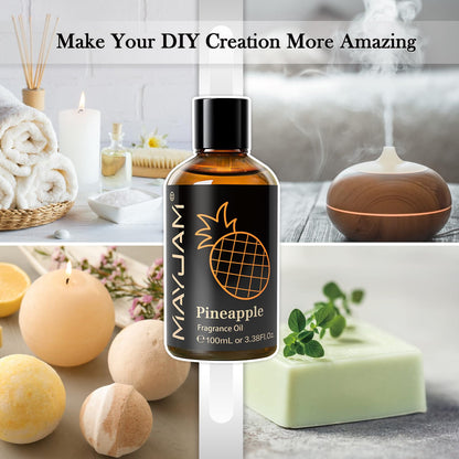 MAYJAM Pineapple Fragrance Oil 100ml – Diffuser & DIY Gift