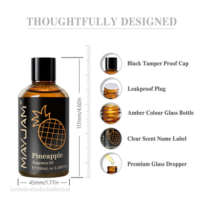 MAYJAM Pineapple Fragrance Oil 100ml – Diffuser & DIY Gift