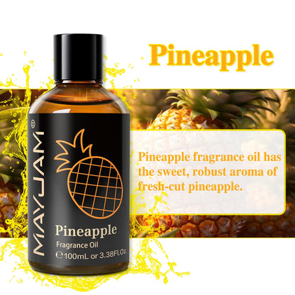MAYJAM Pineapple Fragrance Oil 100ml – Diffuser & DIY Gift