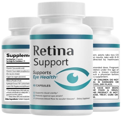 M B RetinaSupport Capsules (Pack 2) – 20/20 Vitamins, 120 Capsules