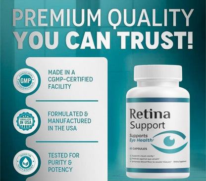 M B RetinaSupport Capsules (Pack 2) – 20/20 Vitamins, 120 Capsules