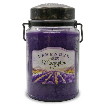 McCall’s Candles | Lavender Magnolia 26 oz – USA-Poured, Vintage Rustic Jar