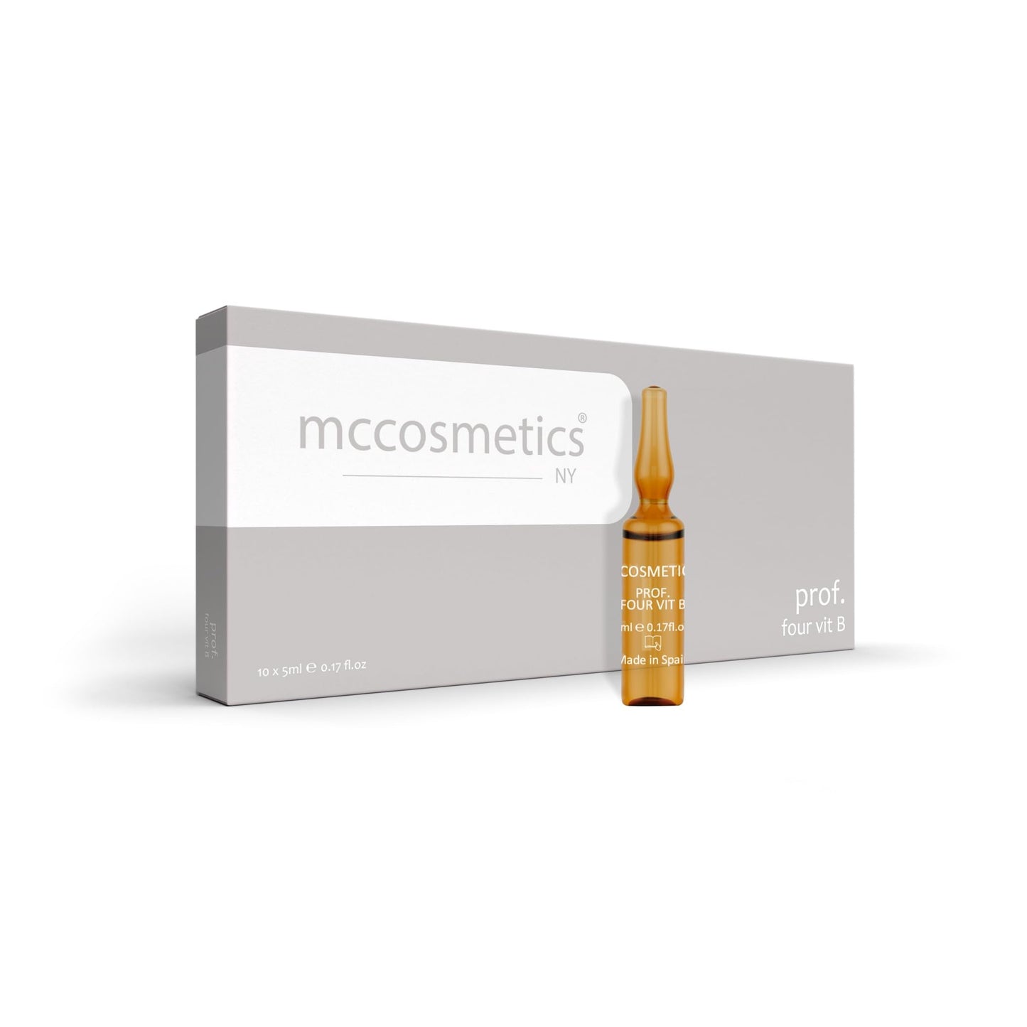 MCCosmetics NY | Prof. Five Vitamin B Solution | 10x5ml Ampoules | Made in Spain