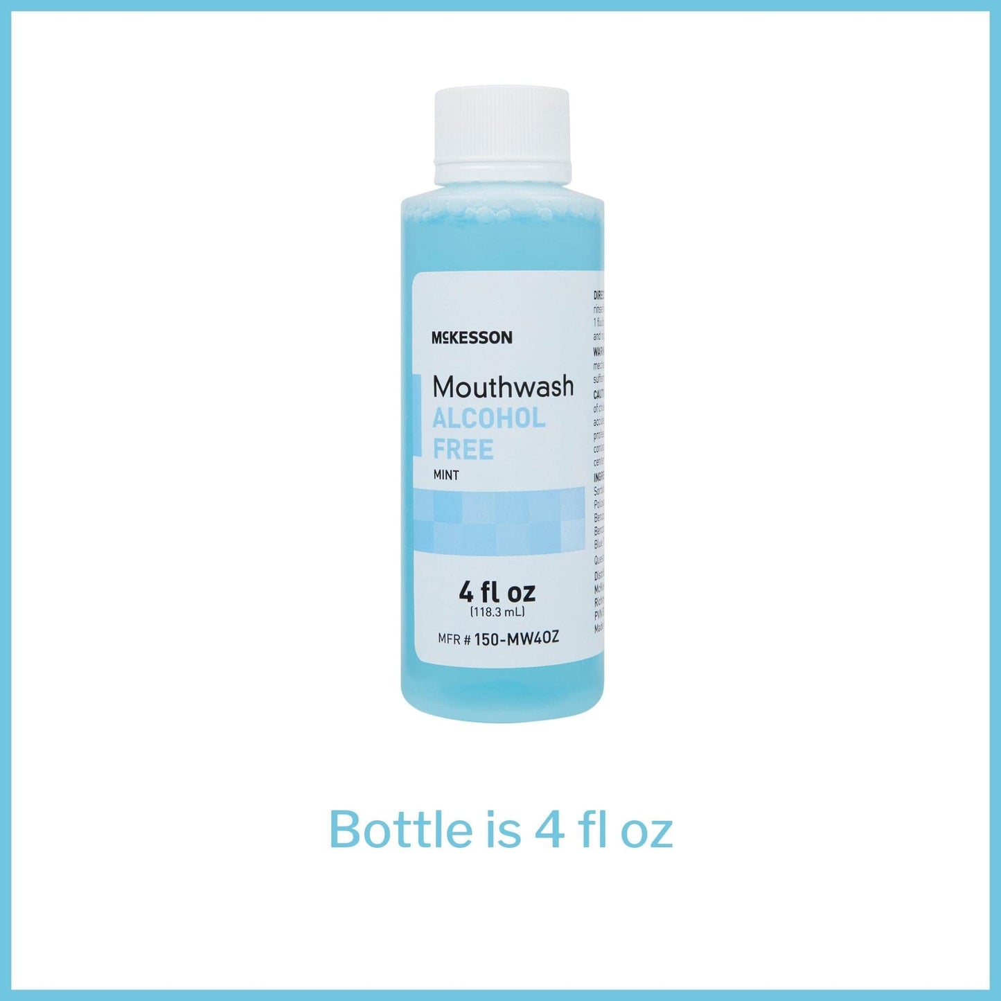 McKesson Mouthwash – Alcohol-Free Mint, 4 oz, 1 Count