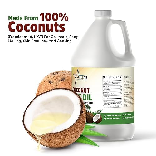 MCT Oil (1 Gallon) – Fractionated Coconut Oil for Brain & Body Fuel | Stellar Chemical Corp
