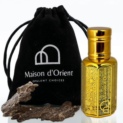 MdO Oud Wood Perfume Oil 12mL – Exotic Oud, Sandalwood & Spice Unisex Attar