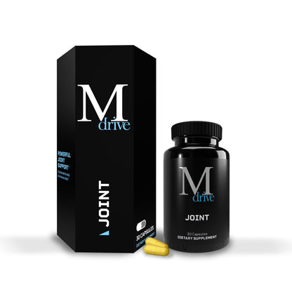 Mdrive Joint Support for Men – UC-II Collagen, Turmeric & Hyaluronic Acid – 30 Count
