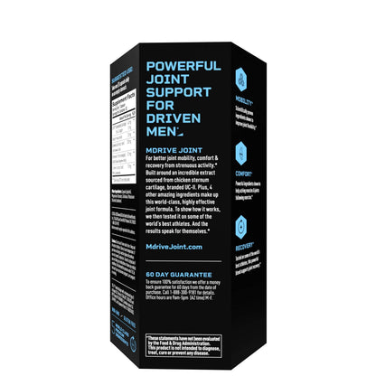Mdrive Joint Support for Men – UC-II Collagen, Turmeric & Hyaluronic Acid – 30 Count