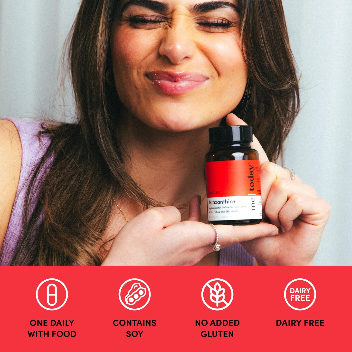 Me Today Complex Astaxanthin+ 8mg Softgels | Antioxidant Support for Skin Health & Cellular Wellness