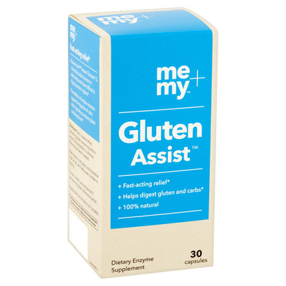 Me + My Gluten Assist Dietary Enzyme Supplement – Fast-Acting Gluten & Carbs Digestive Support