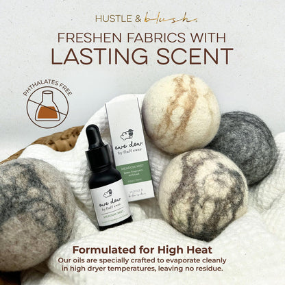 Hustle & Blush Meadow Mist Essential Oil – 15ml for Dryer Balls & Home Fragrance