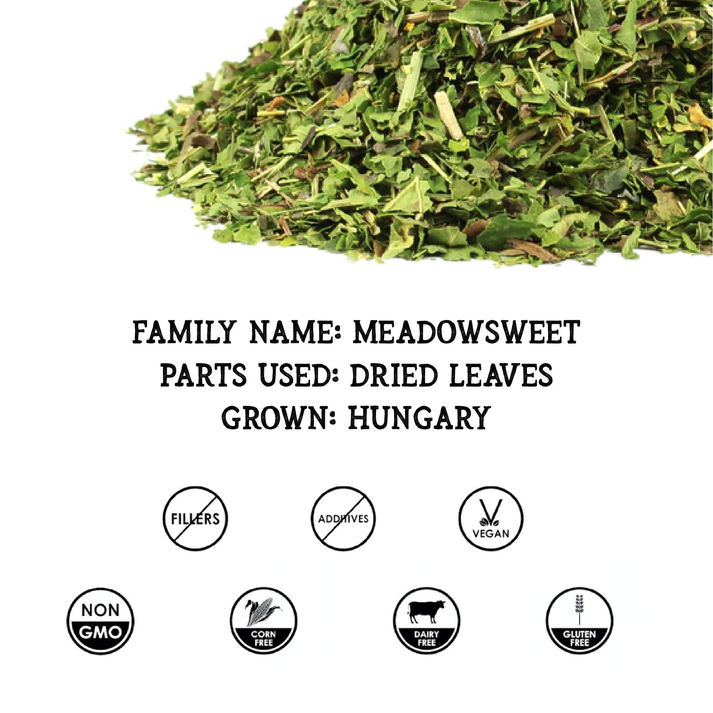 Meadowsweet Tincture Extract – Organic Meadowsweet (Filipendula Ulmaria) in Cold-Pressed Vegetable Glycerin