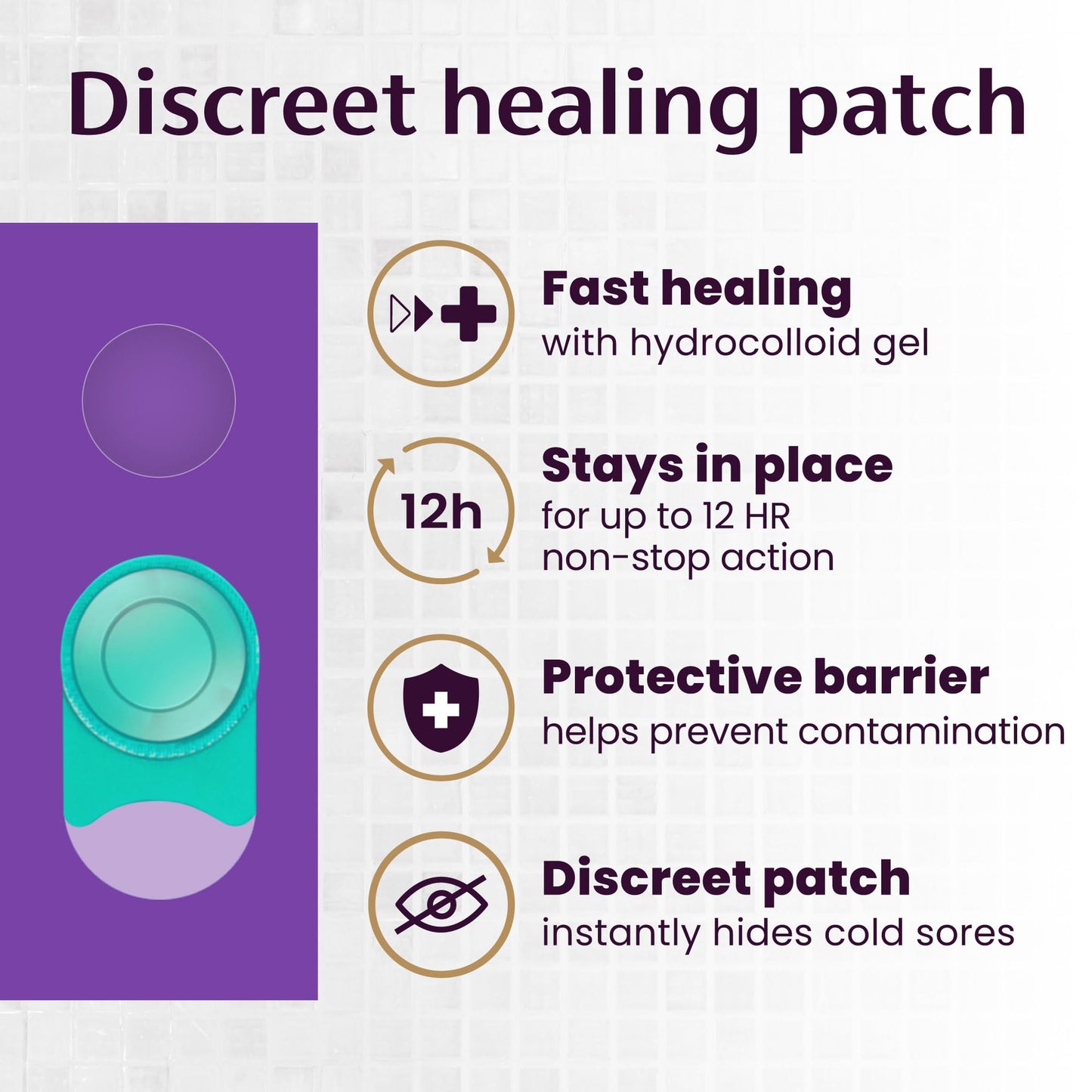 Mederma Fever Blister Discreet Healing Patch – 15 Count