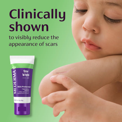 Mederma Scar Gel for Kids — Purple-to-Clear, Grape Scent, 0.70 oz (Ages 2+)