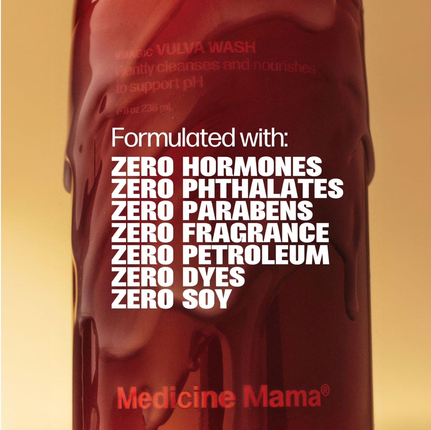 Medicine Mama's Apothecary Vmagic Gentle Feminine Wash – pH Balanced with Chamomile, Collagen, Vitamin E & Sage – 8 oz
