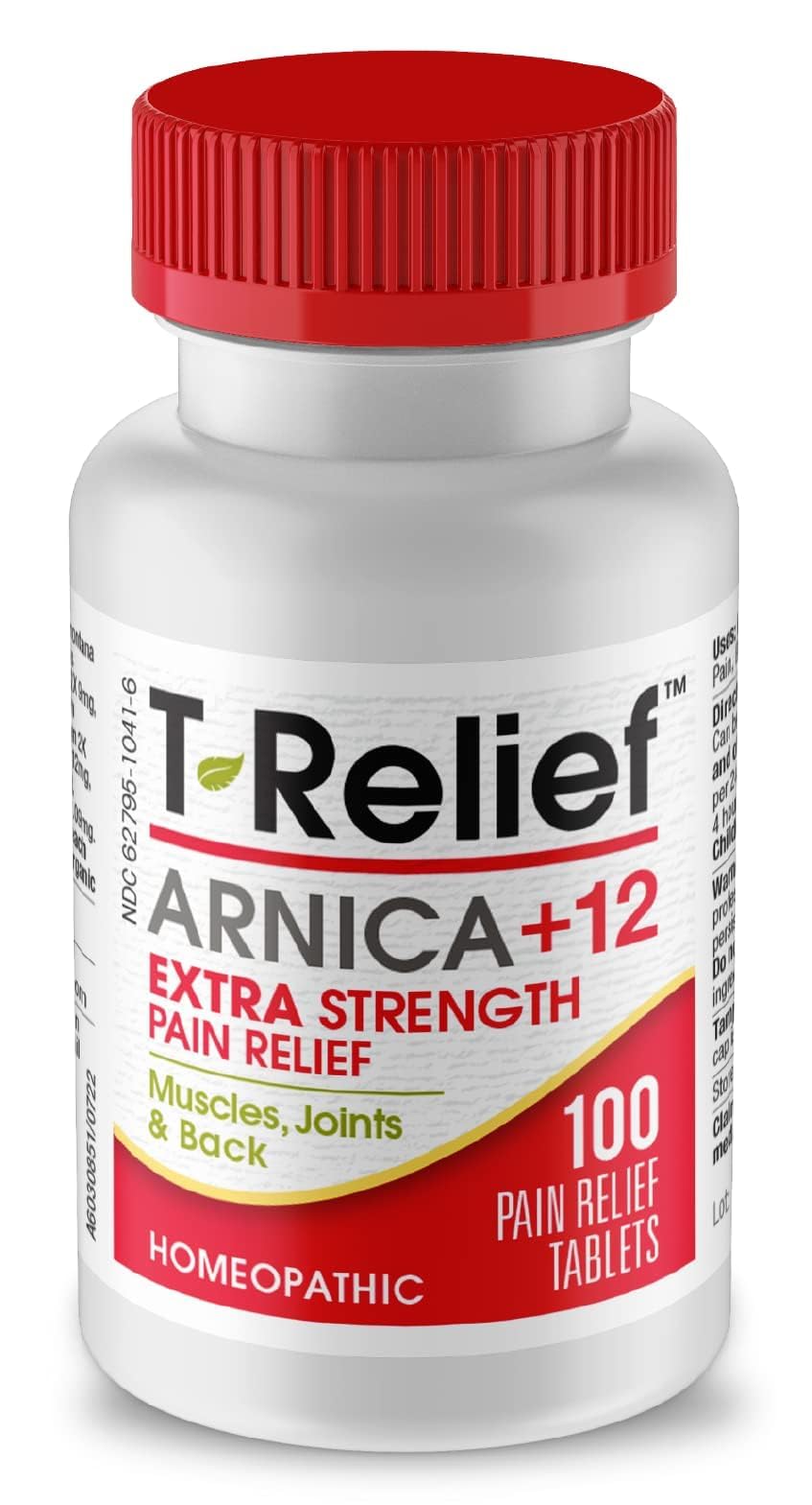 MediNatura T-Relief Extra Strength Pain Relief Arnica +12 Actives | 100 Tablets