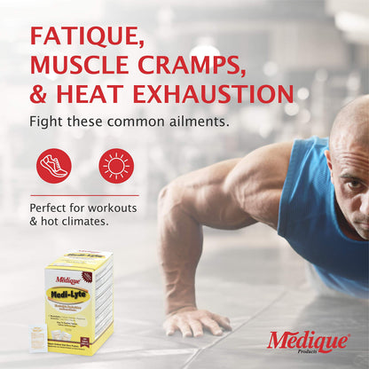 Medique Medi-Lyte Electrolyte Replenisher - 500 Tablets (250x2) | Fast Heat Stress Relief