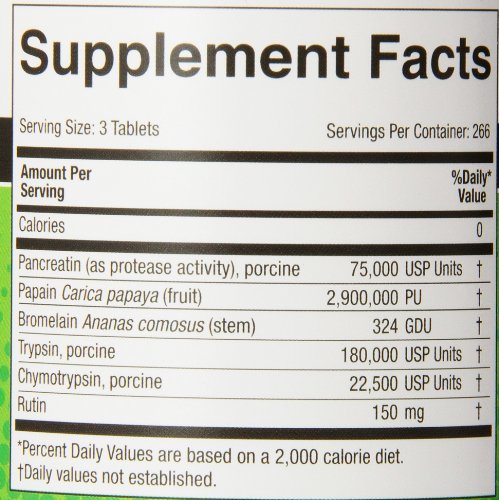 Medizym Systemic Enzyme 800 Tablets – Immune & Inflammation Support