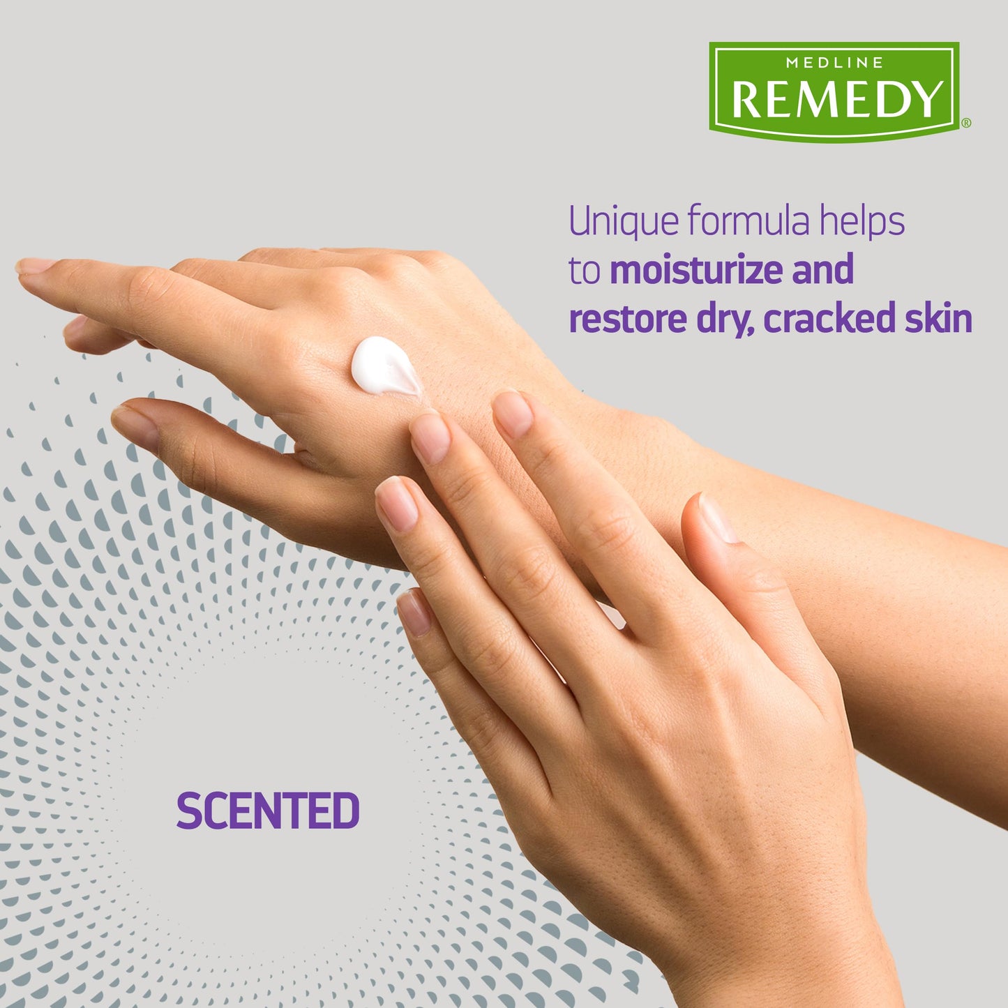 Medline Remedy Specialized Skin Cream (32 oz) – Nourishing, Hypoallergenic Lotion with 1.5% Dimethicone (Orange Vanilla)