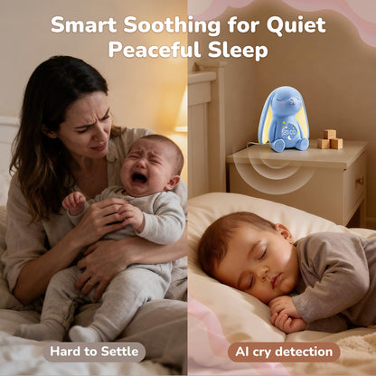 Mewaii White Noise Machine for Baby | 2025 Mom's Choice Awards Edition, 100 Sounds, Cry Detection, App Control, Night Light