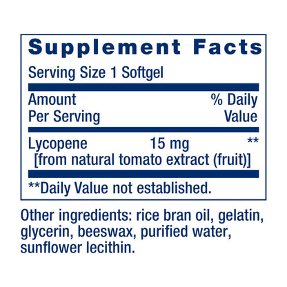 Mega Lycopene 90 Softgels – Prostate & Arterial Health, Non-GMO, Gluten-Free