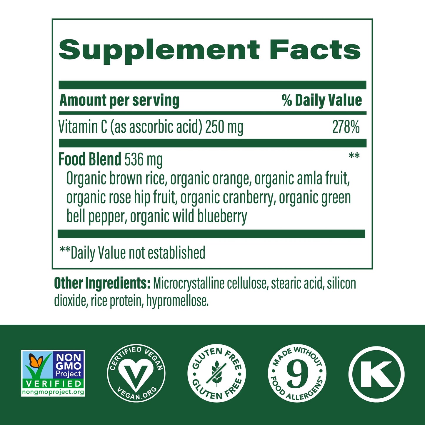 MegaFood Complex C – Vegan Vitamin C with Real Food Ingredients | Gluten-Free, 180 Tablets