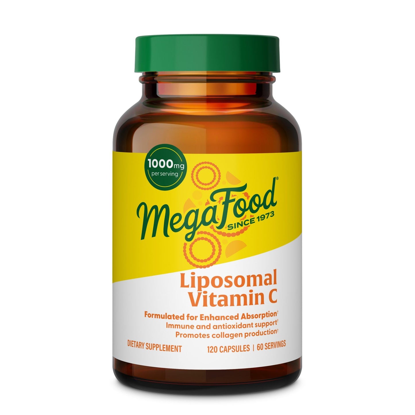 MegaFood Liposomal Vitamin C 1000mg | Immune Support & Collagen