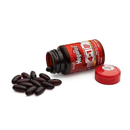 Megared Omega-3 Fish & Krill Oil 900mg – Advanced 4in1, 60 Softgels | Heart, Joint, Brain & Eye Health