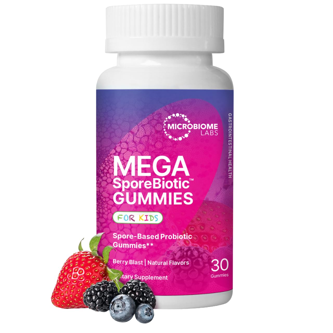 MegaSporeBiotic Kids Probiotic Gummies – Spore-Based Bacillus for Gut Health