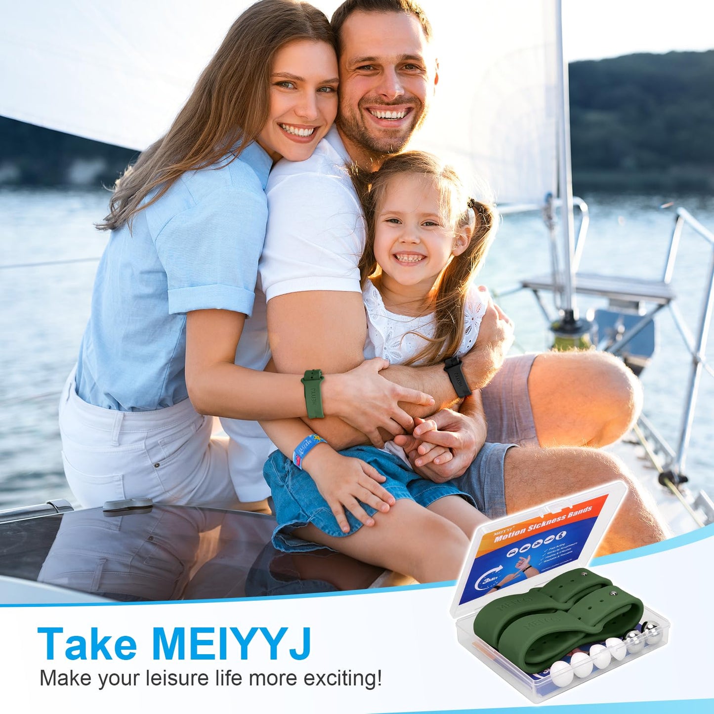 MEIYYJ Morning Sickness Relief Wristbands – Motion Sickness & Nausea Relief for Travel