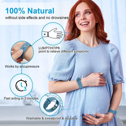 MEIYYJ Morning Sickness Relief Wristbands – Motion Sickness Bands for Travel