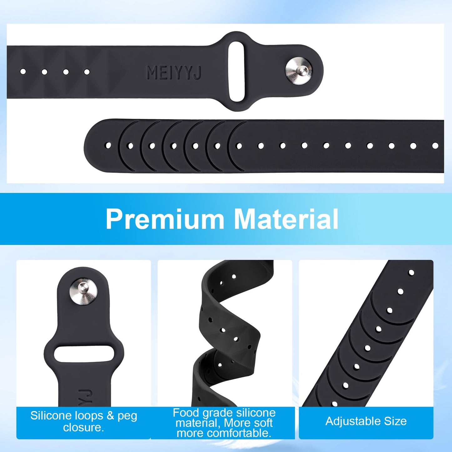 MEIYYJ Motion Sickness Bands – Sea Wristbands for Travel (Adults & Kids)