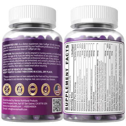 Melatonin 100mg Liposomal – Antioxidant & Cognitive Health, 75 Softgels