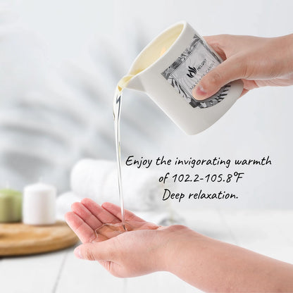 MELONY Soy Massage Oil Candle | Coconut | 8.1oz / 230g | Intensive Skin Treatment