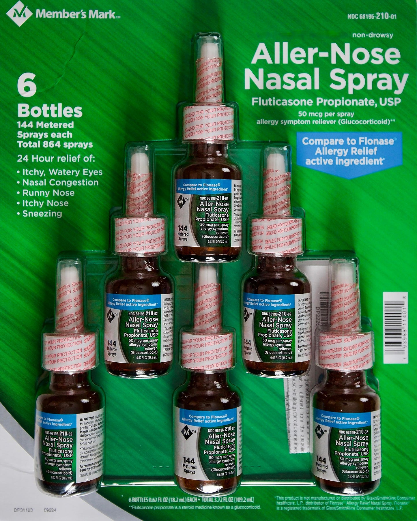 Members Mark Aller-Nose Fluticasone Propionate Nasal Spray 50 mcg - 3.72 FL OZ
