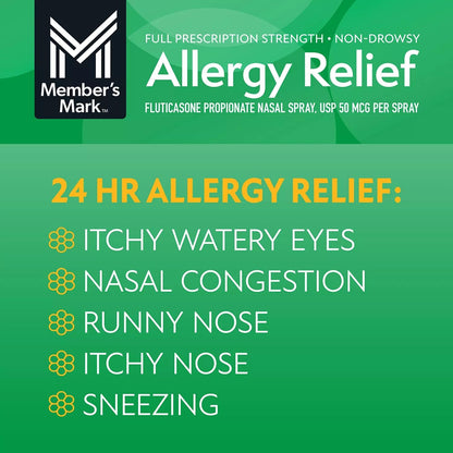 Members Mark Fluticasone Propionate Nasal Spray (6 pk, 0.54 fl oz)