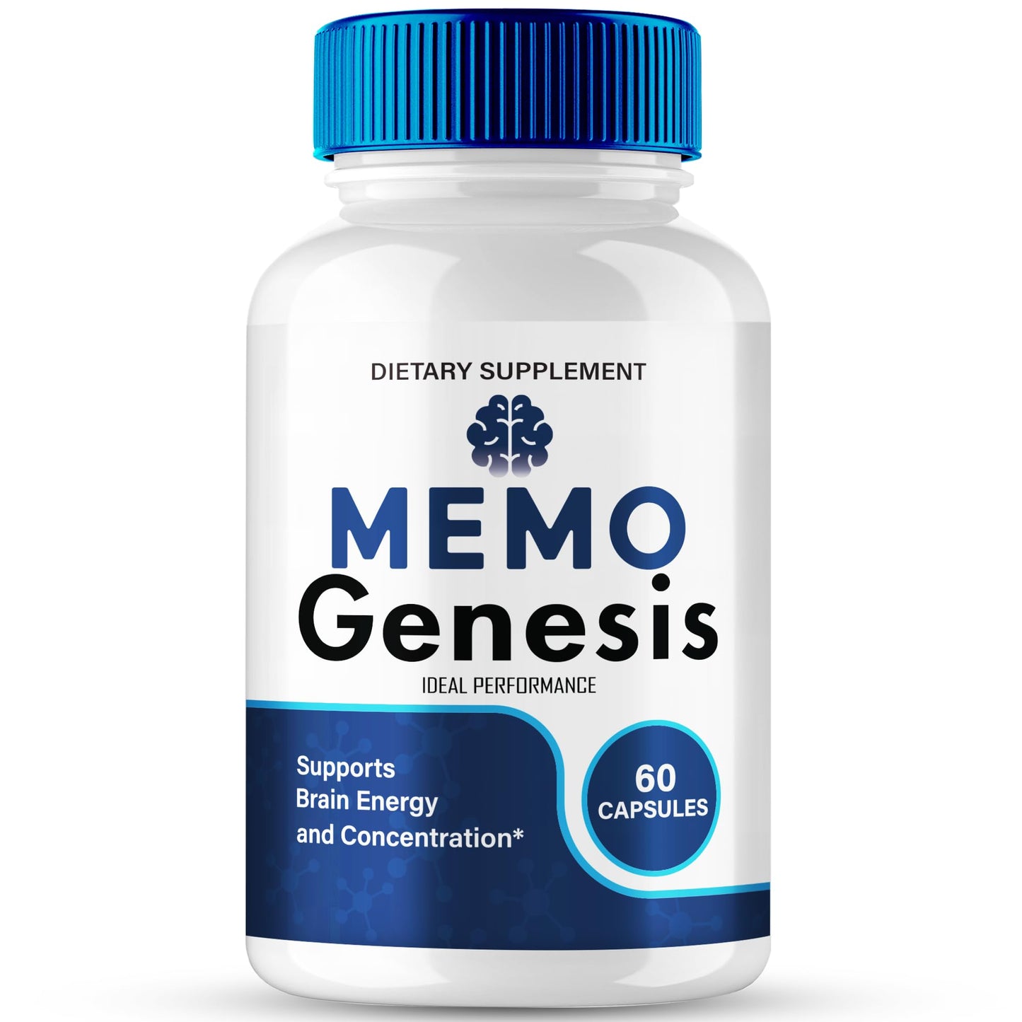 Memo Genesis Capsules | Official Brain & Memory Nootropic Supplement (60 Capsules)
