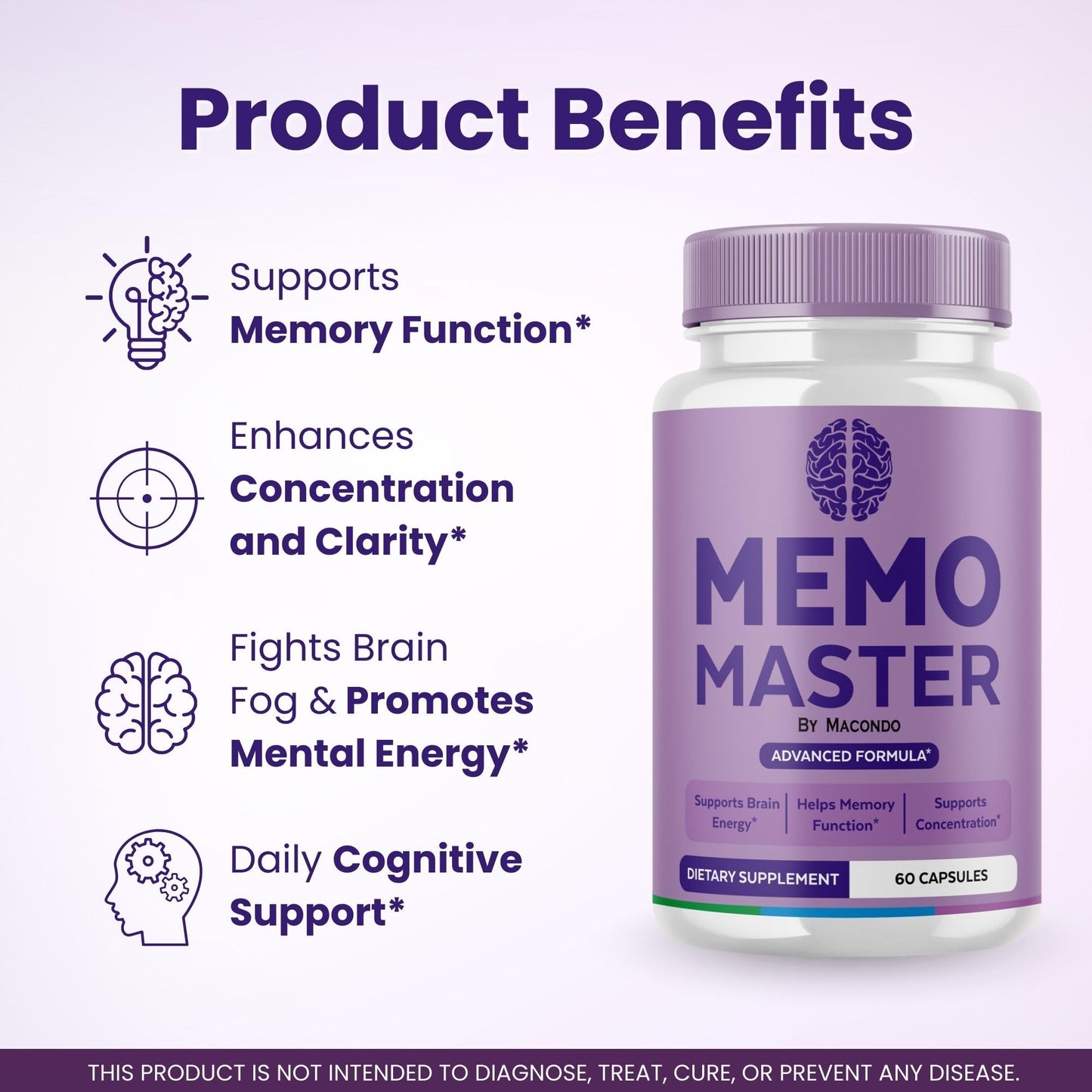 Memo Master Capsules (2-Pack) – All-Natural Memory & Focus Support