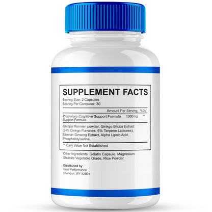 Memory Defender Capsules | MemoryDefender Brain & Memory Supplement Pills – 5 Pack