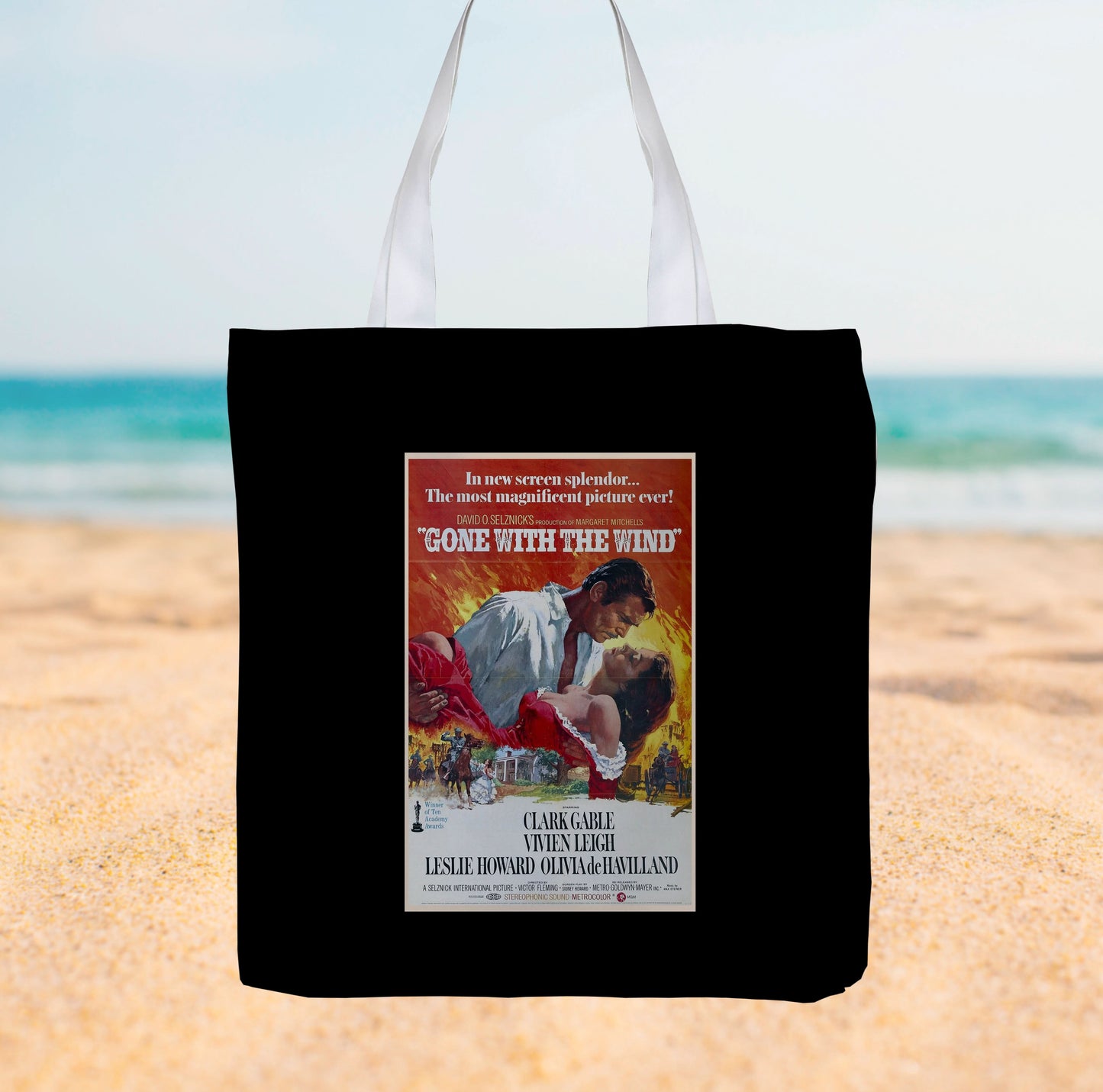 Gone With the Wind Vintage Movie Poster - Canvas Tote bag