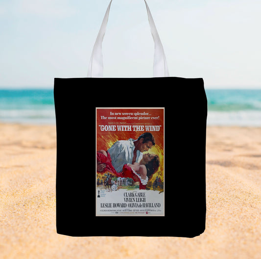 Gone With the Wind Vintage Movie Poster - Canvas Tote bag