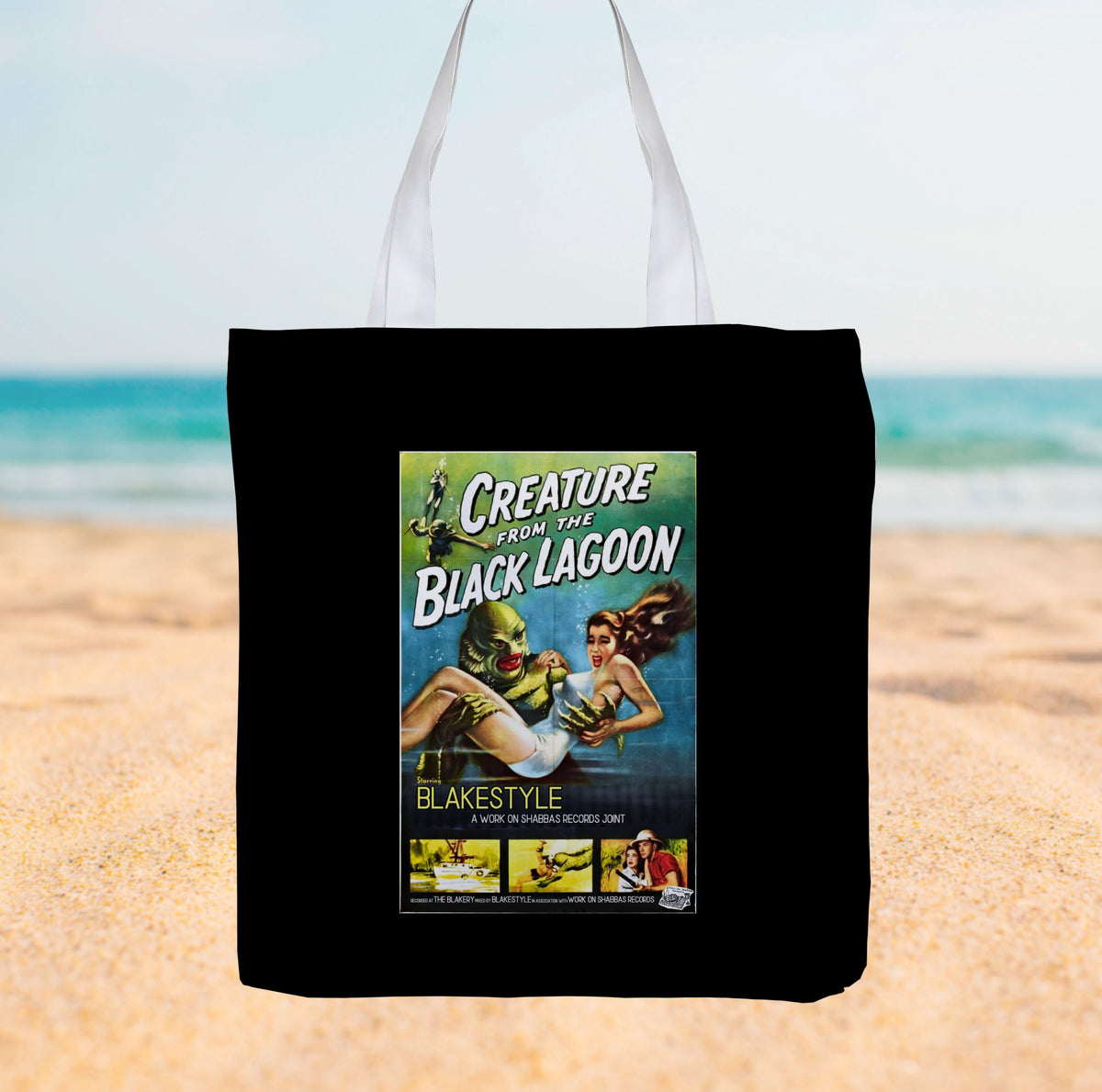 Creature from the Black Lagoon Vintage Movie Poster - Canvas Tote bag
