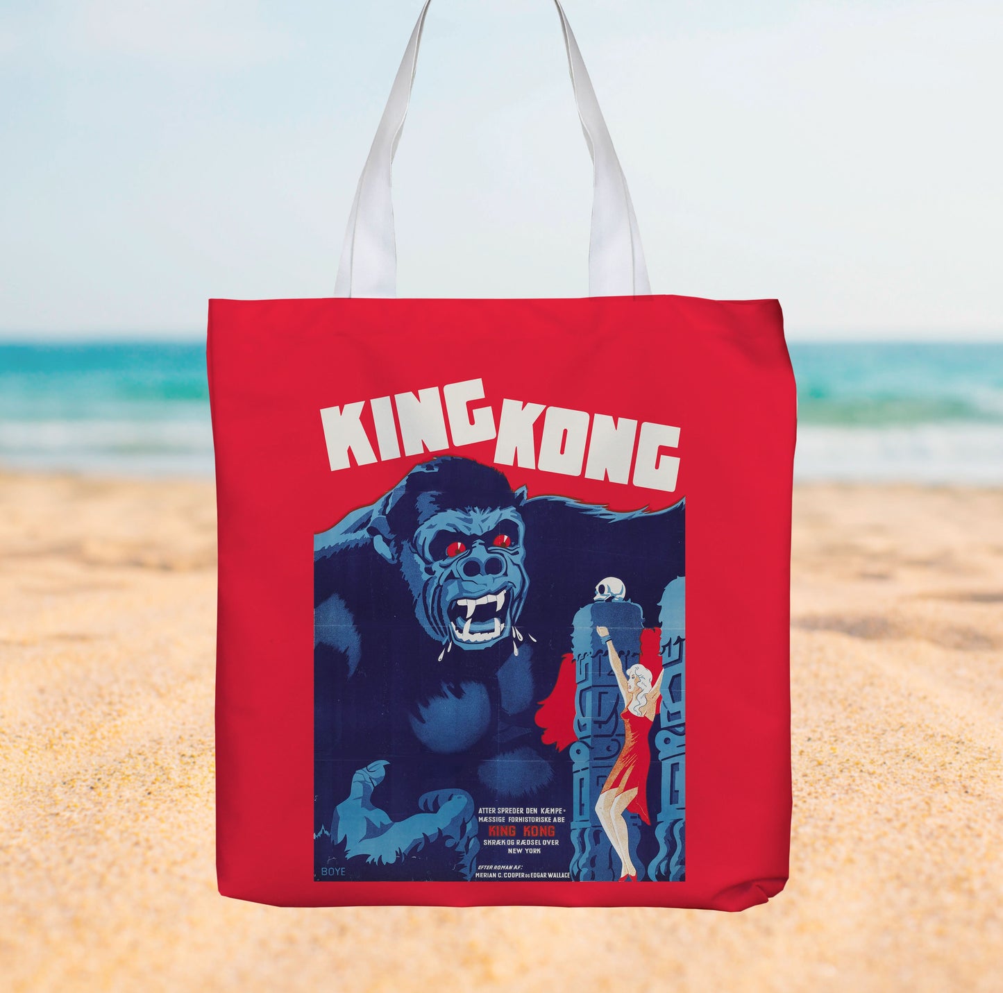 King Kong Retro Movie Poster - Canvas Tote bag