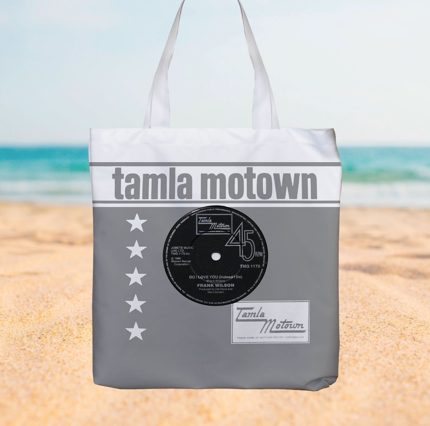 Grey Tamla Motown - Canvas Tote bag