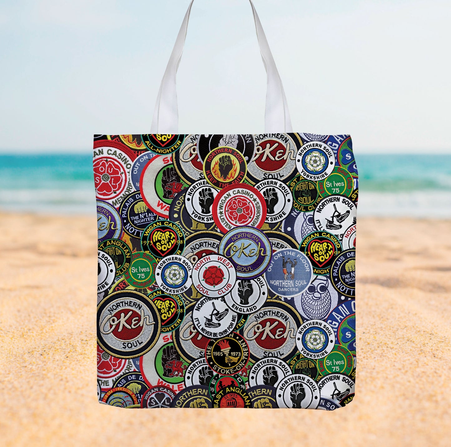 Northern Soul Patches - Canvas Tote bag