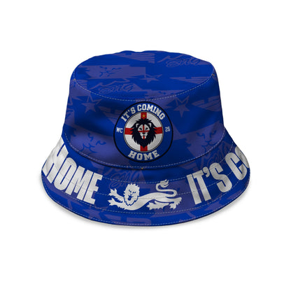 England - It's Coming Home - Blue - WC26 - Bucket Hat