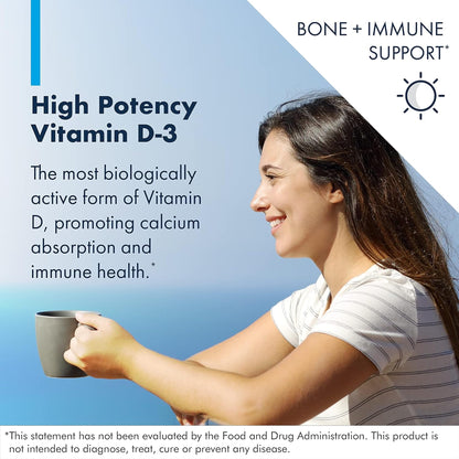 Metabolic Maintenance Vitamin D3 5000 IU – Pure D3 + Vitamin C (90 Softgels)