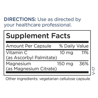 Metabolic Maintenance Magnesium Citrate 120 Caps – Sleep & Digestive Support